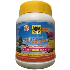 Mua Phân bón Đầu trâu 701 giúp TẠO MẦM HOA - KÍCH THÍCH RA HOA TẬP TRUNG hộp 400g