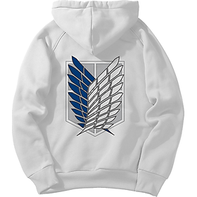 Áo Hoodie Attack On Titan Logo Chất Liệu Nỉ Cực Ấm Kiểu Dáng Unisex