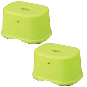 Mua Bộ 2 ghế kê chân chống trơn trượt (xanh) - Hàng nội địa Nhật