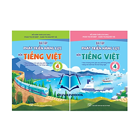Sách Combo Bài Tập Phát Triển Năng Lực Môn Tiếng Việt Lớp 4 Tập 1 + 2 ( Theo chương trình GDPT 2018 ) (Kết Nối)