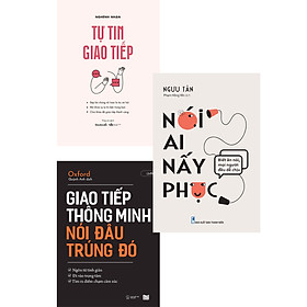 Combo Tự Tin Giao Tiếp - Nghênh Nhận + Giao Tiếp Thông Minh - Nói Đâu Trúng Đó + Nói Ai Nấy Phục  _AZ