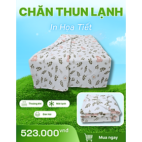 Mua Chăn chần Thun Lạnh 180x200 in Họa Tiết