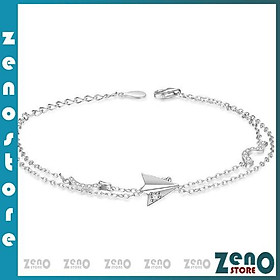 Vòng tay Titan ZenO , LT07 Lắc tay nữ máy bay giấy cá tính mẫu Hàn Quốc