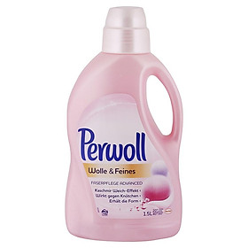 Nước Giặt Perwoll Wool & Delicates 1,5L dành cho đồ len, đồ mỏng - Đức