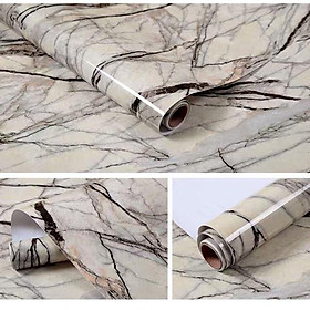 Mua 5M giấy dán tường nhà bếp nhà tắm mẫu mới keo sẵn khổ 60 cm