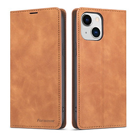 Bao da dạng ví cho iPhone 14 Plus chính hãng Forwenw da thật, có ngăn cài thẻ, đựng tiền - Hàng chính hãng