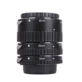 Auto Focus Macro Extension Tube Set Metal Mount for Nikon AF AF-S DX FX SLR Cameras