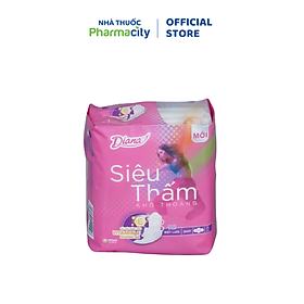 Băng vệ sinh siêu thấm siêu mỏng cánh Diana (8 miếng/gói)