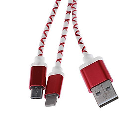 2 in 1 USB Charger Cable Key Chain Cable for   Android