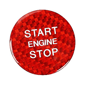 Engine Start Stop Button Trim Cover Sticker Fits for  A3 A4 A5 A6 Q5 Q7