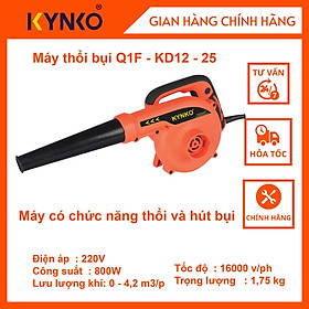 Máy thổi bụi cầm tay chính hãng Kynko Q1F-KD12-25 #6121 GIÁ TỐT