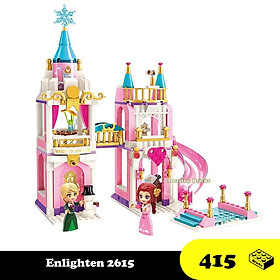 Đồ chơi Lắp ráp Lâu đài công chúa Elsa, Enlighten 2615 Xếp hình thông minh Tháp đôi cổ tích