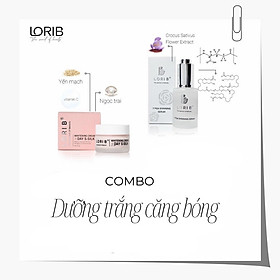 Combo Serum Y PGA Shinning và Whitening Cream Day S Silk - dưỡng trắng căng bóng da