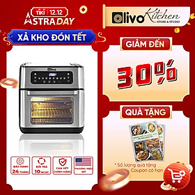 Mua Nồi Chiên Không Dầu OLIVO AF12 - Dung Tích 12L - Công Suất 1800W - Thương Hiệu Mỹ-Hàng chính hãng