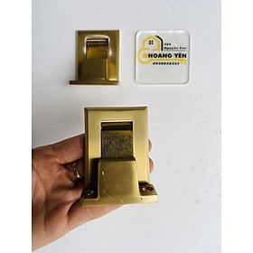 Mua Hít cửa âm sàn bằng đồng đúc dày 7cm  chặn cửa chống gió bằng đồng - GM