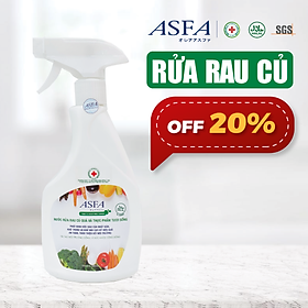 Bình Xịt Diệt Khuẩn Dành Cho Rau, Củ, Quả - Asfa Fruit & Vegetable Wash 500ml_Thương Hiệu Đến Từ Nhật Bản