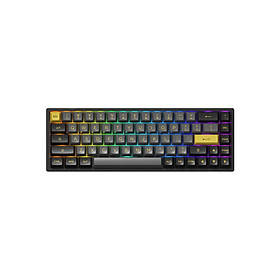 Mua Bàn phím cơ AKKO 3068B Multi-modes Black Gold -Jelly Purple Switch Hàng Chính Hãng