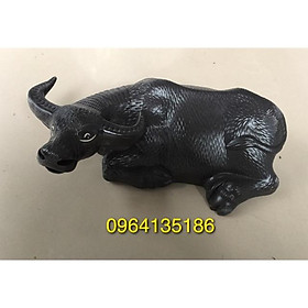 Mua Tượng tiểu cảnh trâu nằm gốm sứ Bát Tràng