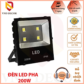 Mua Đèn Led Pha 200W  Đủ Công Suất Vỏ Dày  Ánh sáng trắng 6500K  Chống Nước Dùng ngoài Trời rọi Bảng Hiệu  Sân Vườn  Kho Bãi