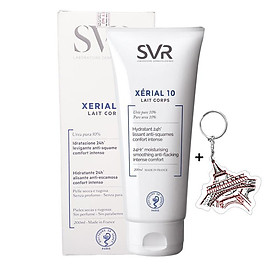 Sữa Dưỡng Thể Giữ Ẩm SVR Xerial 10 Dành Cho Da Khô & Rất Khô 200ml + Tặng Kèm 1 Móc Khóa Hình Tour Eiffel Viền Đỏ