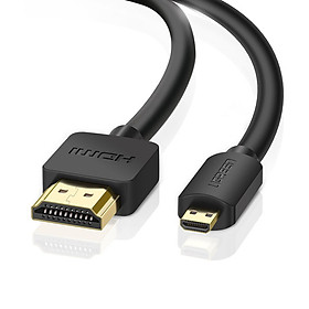 Cáp Chuyển Đổ MicroHDMI Sang HDMI V1.4 i Ugreen 30102 1.5m - Hàng Chính Hãng