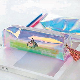 Hộp bút trong hologram IN HÌNH Zoro One Piece - Đảo Hải Tặc anime chibi