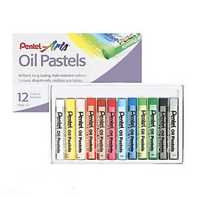 Sáp Dầu Pentel 12 Màu