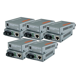 Mua 5 Cặp Converter Quang Netlink Single 100MB Mode 1 Sợi Quang - Hàng Nhập Khẩu