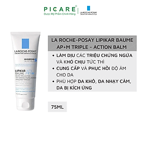 Kem Dưỡng Giảm Ngứa, Làm Dịu Da Khô Mẩn Đỏ Và Viêm La Roche-Posay Lipikar Baume AP+ (75ml)