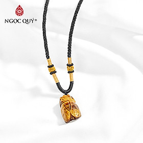 Mặt dây chuyền ngọc thiền thạch anh mắt hổ Ngọc Quý Gemstone