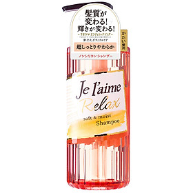 Dầu Gội Phục Hồi Tóc Xơ Cứng Kose Cosmeport Je l'Aime Relax Shampoo Soft & Moist 500ml