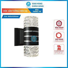 Đèn Led gắn tường 2 đầu,Đèn trang trí nội ngoại thất cầu thang,hành lang hiên nhà cột cổng