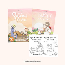 Combo Người Samari (song ngữ) - 2 Truyện Tranh Kinh Thánh Thiếu Nhi Công Giáo và 2 truyện tranh Kinh Thánh tô màu