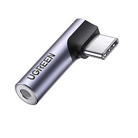 Mua Ugreen UG80384AV154TK Jack chuyển USB type C bẻ góc 90 độ ra 3.5mm Headphone Audio - HÀNG CHÍNH HÃNG