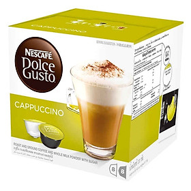 Hộp 16 Viên Nén Cà Phê Sữa Nescafe Dolce Gusto - Cappuccino (200g)