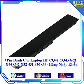 Pin Dành Cho Laptop HP CQ42 CQ43 G62 G56 G42 G32 431 430 G4 - Hàng Nhập Khẩu