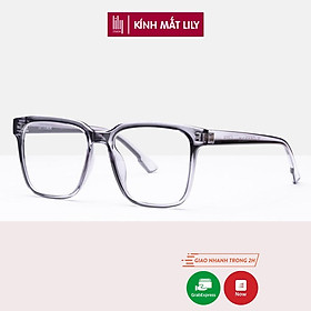 Gọng kính Nam Nữ Lilyeyewear mắt Vuông to chống bụi đi đường C0004