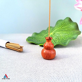Mua Đế Đốt Trầm Hương Bằng Gỗ Hương Hình Hồ Lô Tiện Dụng