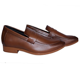 HC7553 - Giày tăng chiều cao Huy Hoàng màu vàng bò