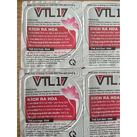 Combo 2 hộp phân bón vi lượng có chất điều hòa sinh trưởng VTL17 kích ra hoa - hộp 10ml