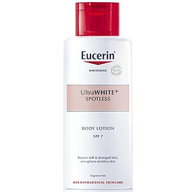 Sữa Dưỡng Thể Trắng Da Nhạy Cảm Eucerin White Therapy Clinical Whitening Body Lotion SPF7 (250ml)