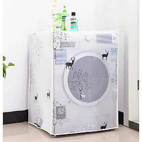 Mua Áo Trùm Máy Giặt Nhựa Dẻo PVC Chống Thấm Dai Khó Rách - Hình ngẫu nhiên