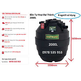 Mua BỒN TỰ HOẠI ĐẠI THÀNH 2000L