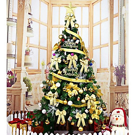 Cây thông noel xanh 1m8 kèm bộ phụ kiện trang trí giáng sinh
