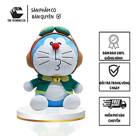 Thú bông Doraemon phim Nobita và Vùng Đất Lý Tưởng Trên Bầu Trời 2023 size M - Sản Phẩm Có Bản Quyền, Phân Phối Bởi Teenbox Thú Nhồi Bông Đồ Chơi