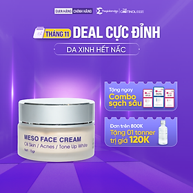 Kem meso tái tạo mô da The Gentinol 0221 hỗ trợ phục hồi, cải thiện độ dàn hồi và làm chậm tiến trình lão hóa da 15g