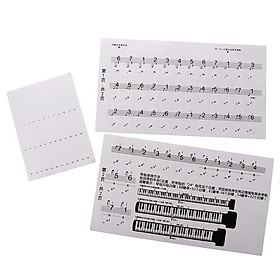 3pcs Stickers Keyboard / Piano Stickers Learning Tool For  Piano