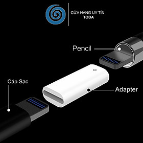 Mua Adapter Chuyển Đổi Sạc Bút Bằng Cáp cho bút Apple Pencil 1 - Hàng Chính Hãng