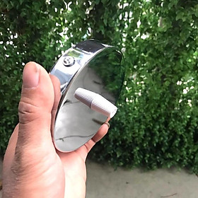 Mua Phụ kiện đèn thả :Đế ốp trần  Đê gắn trần đèn thả Inox 100mm siêu bóng. Ảnh chụp thực tế