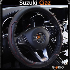 Bọc vô lăng volang xe Suzuki Celerio da PU cao cấp BVLDCD - OTOALO
